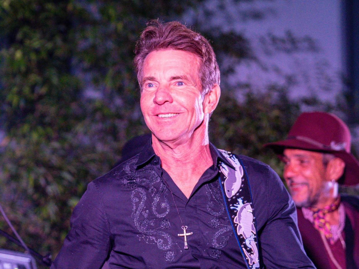 Dennis Quaid performs at the Sunset Marquis, West Hollywood on 8 February, 2020 (Getty Images)