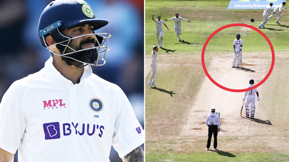 Virat Kohli, pictured here in action during the third Test between India and England.