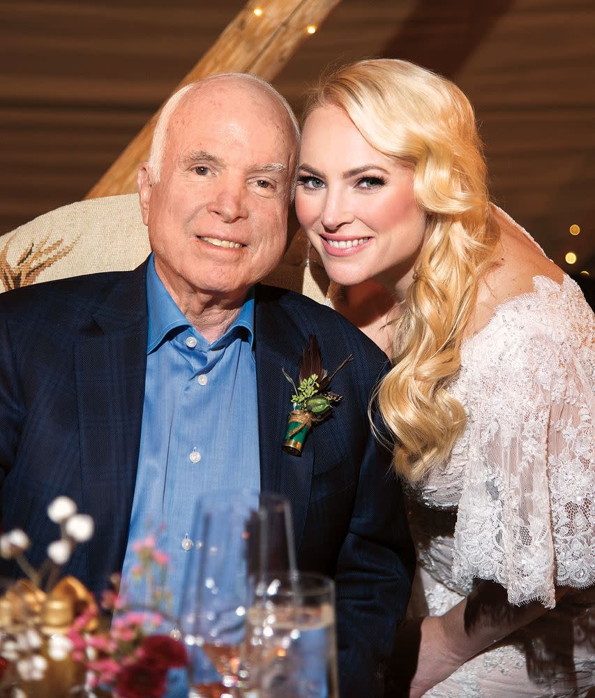 John McCain and Meghan McCain at her November wedding