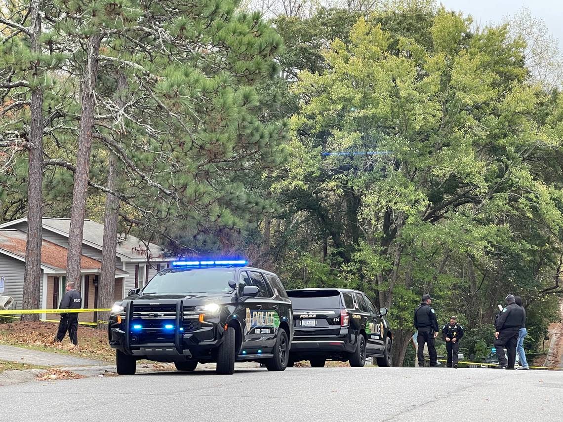 West Columbia police deal with a barricaded person.