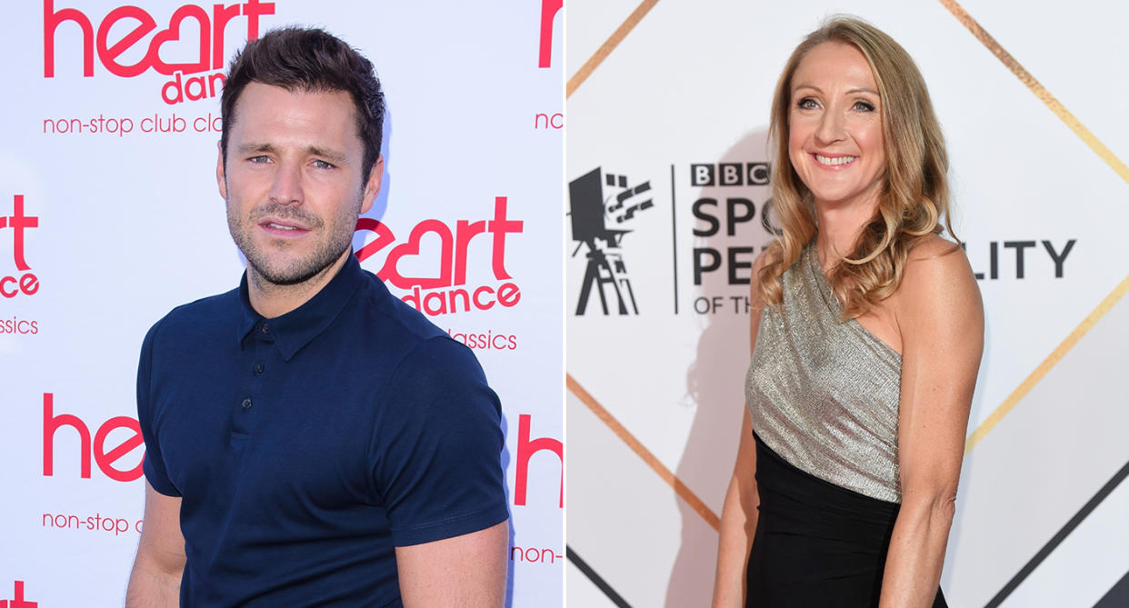 Mark Wright and Paula Radcliffe have been training together. (Getty)