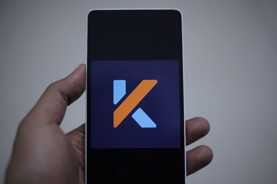 The Kredivo app in Jakarta, Indonesia. (Adriana Adie/NurPhoto/Getty Images)