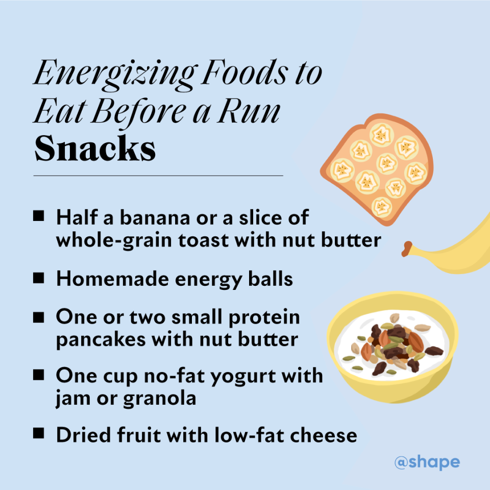 Energizing Foods to Eat Before a Run: Snacks