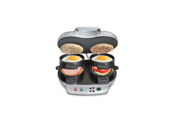 Hamilton Beach Dual Breakfast Sandwich Maker egg mcmuffin maker - household  items - by owner - housewares sale 