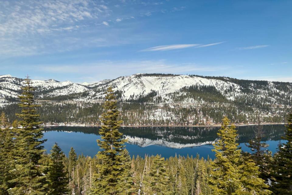 Scenes from a ride on Amtrak's long-distance California Zephyr train trip through the northern Sierra Nevada.