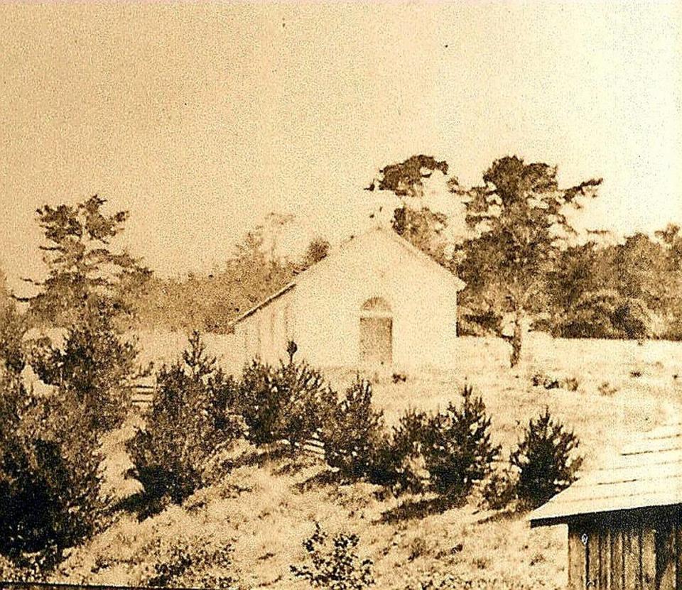 Cypress trees were planted up the hill to the Old Santa Rosa Chapel in Cambria as a windbreak. The chapel will close to concerts, weddings and other community events, according to a decision by the bishop of the Roman Catholic Diocese of Monterey.