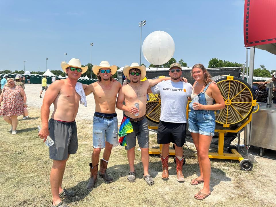 Emma Bailey and her friends drove more than five hours from Roanoke, Virginia to attened the 2023 Railbird Music Festival on Sunday, March 4, 2023, in Lexington, Kentucky.