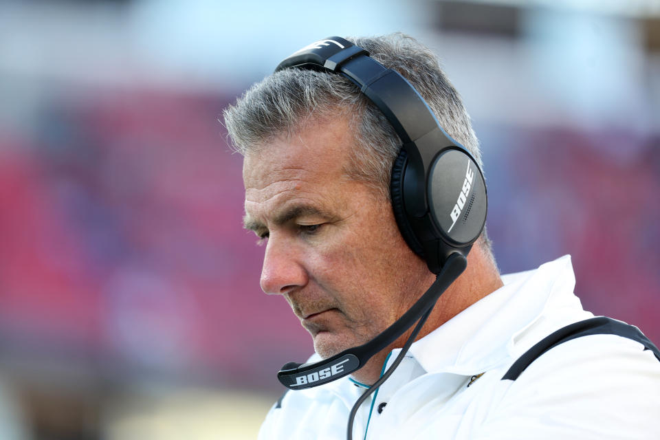 Urban Meyer is out as the Jaguars' head coach after less than a year. (Photo by Andy Lyons/Getty Images)