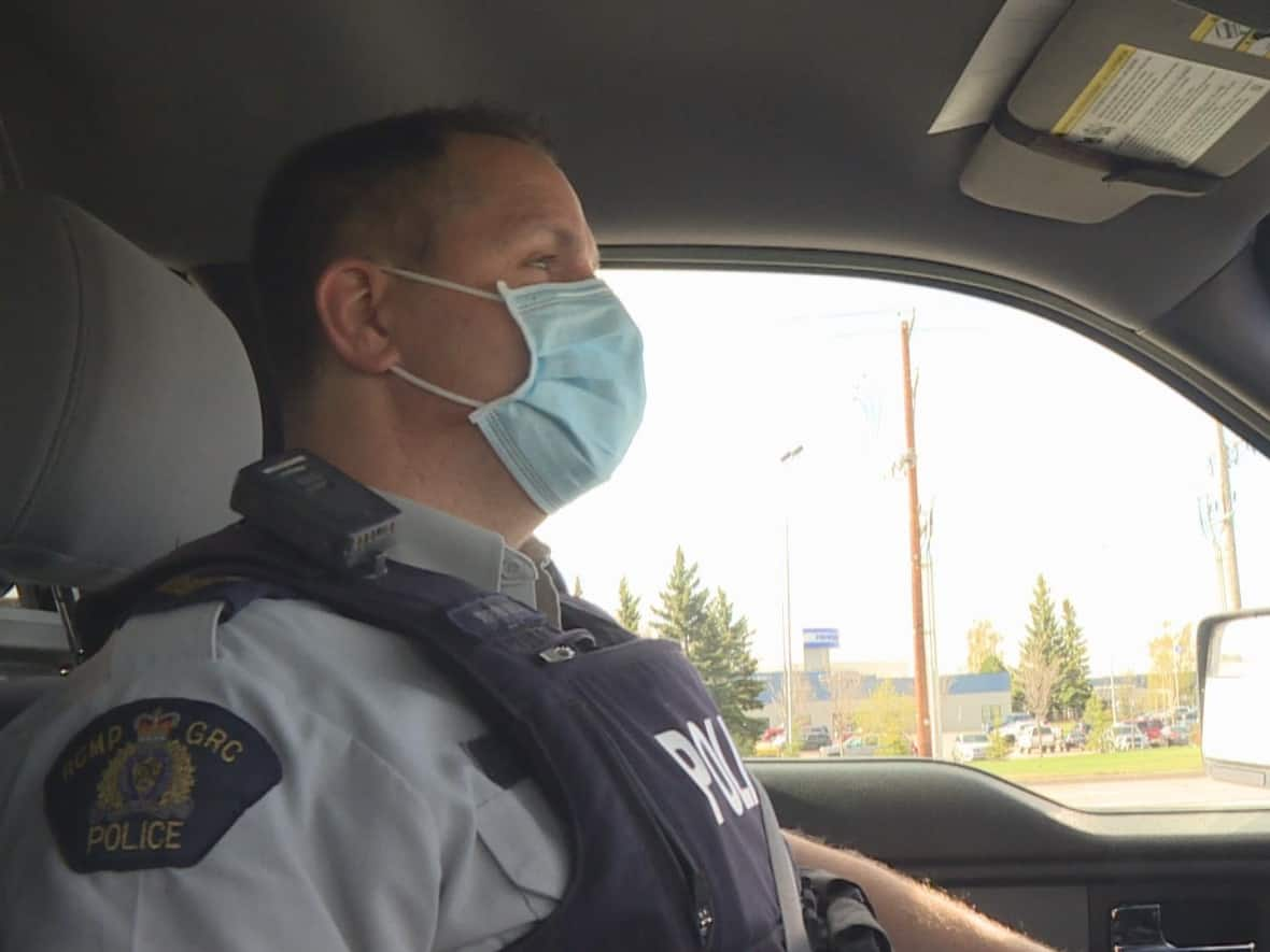 Sgt. Darrin Turnbull with Alberta RCMP Traffic said police see a higher number of collisions and injuries to motorists over Victoria Day long weekend. (Dave Gilson/CBC - image credit)