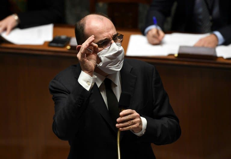 Le Premier ministre, Jean Castex, le 1er décembre 2020 à l'Assemblée nationale à Paris  - Alain JOCARD © 2019 AFP