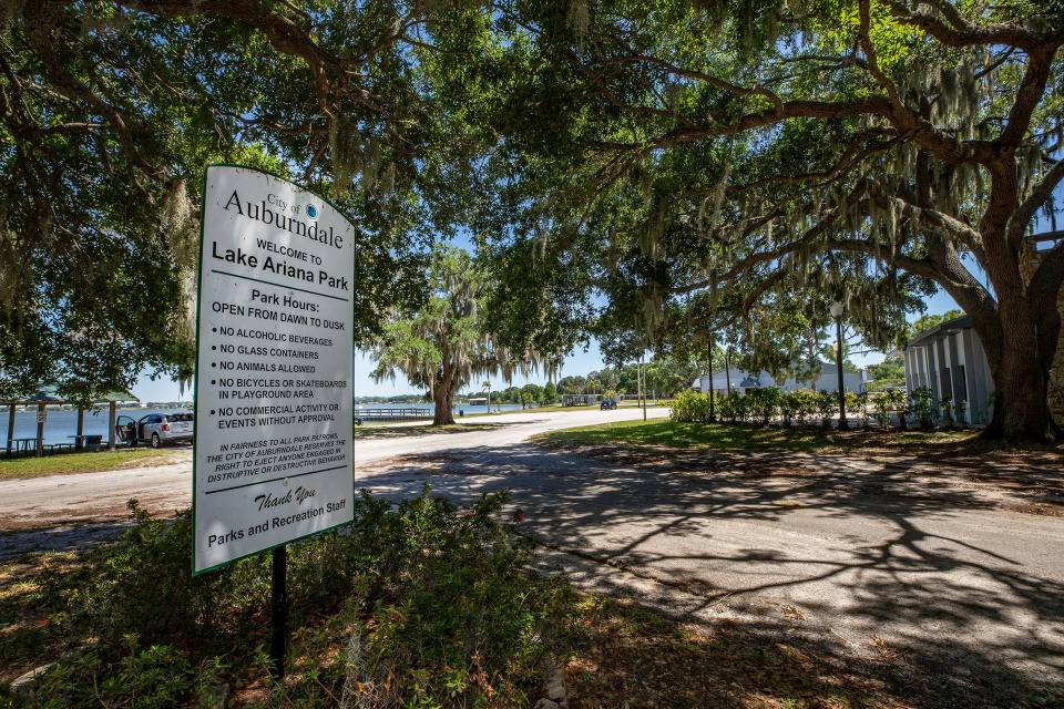 Lake Ariana Park in Auburndale will close on April 29, as the city begins a project to build a civic center on the property. The 15-month project involves replacing the playground, picnic pavilions and other features of the park, known to longtime residents as Mac's Beach.