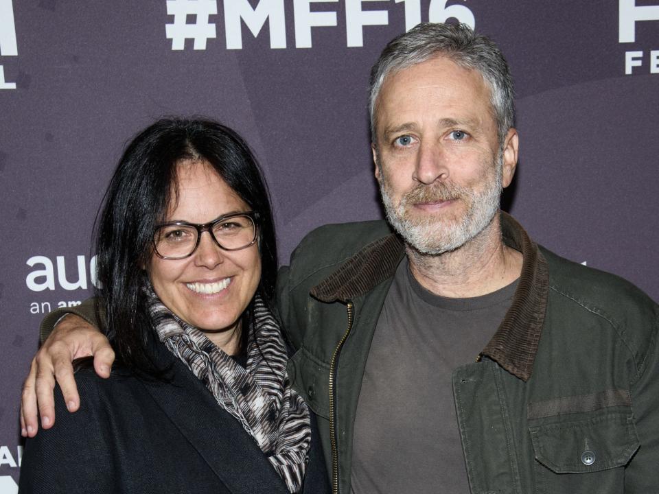 Tracey and Jon Stewart