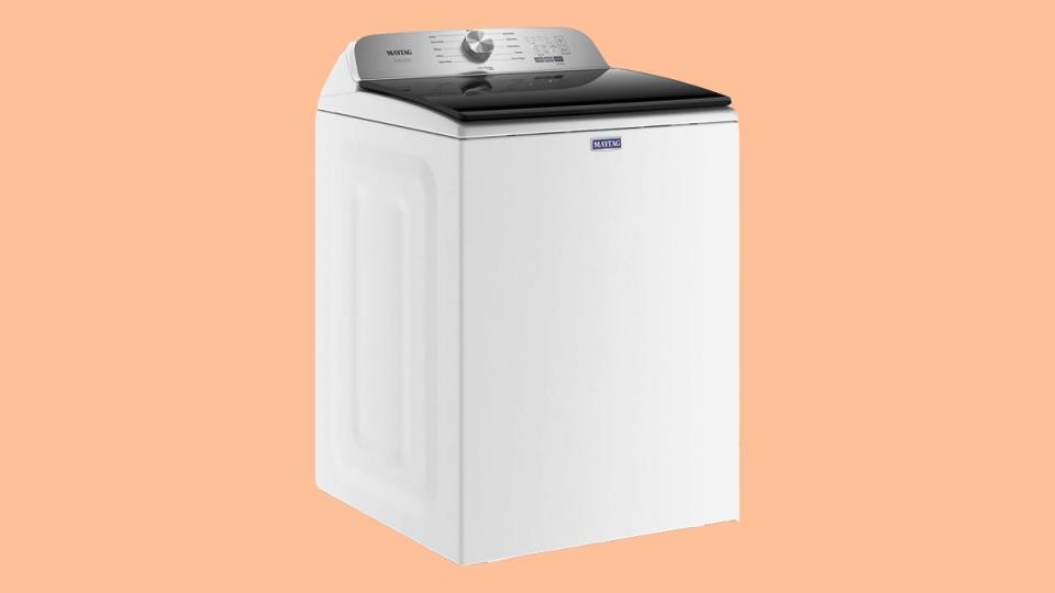 Maytag offers great discounts on quality appliances, like this pet-owner friendly washer.