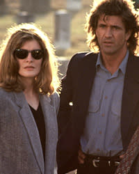 Rene Russo and Mel Gibson in 'Lethal Weapon 3' Everett Collection