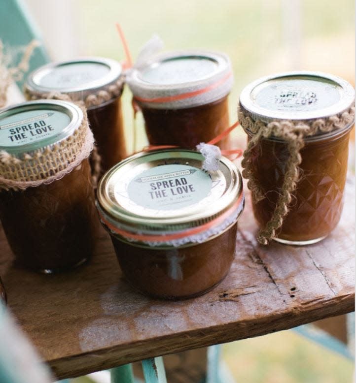 For many York natives, this season brings back childhood memories. Parades, harvest festivals, trick-or-treating, apple picking and more evoke the simple joys of autumn. For Jamie Noerpel, fall means apple butter. Pictured are jars of homemade apple butter that were given away as party favors at Noerpel's wedding.