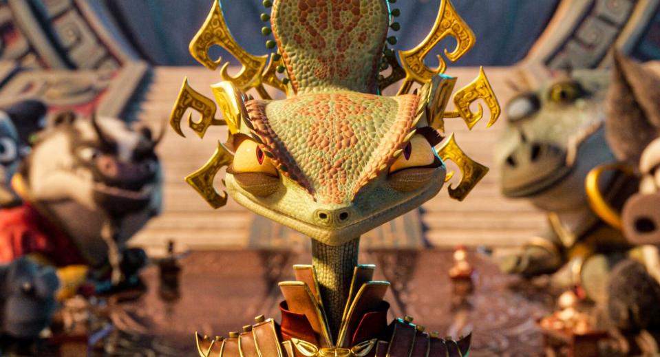 Chameleon in Kung Fu Panda 4