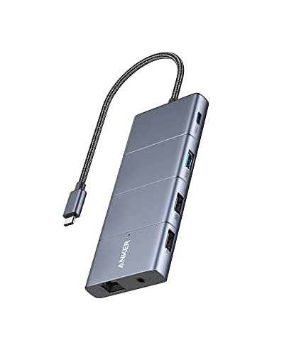 Anker 565 11-in-1 USB C Hub, 10 Gbps USB-C and USB-A Data Ports, 4K HDMI and DisplayPort, 100W…