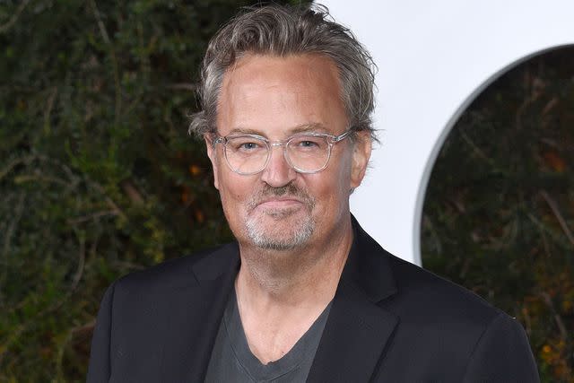 <p>Gregg DeGuire/FilmMagic</p> Matthew Perry in 2022