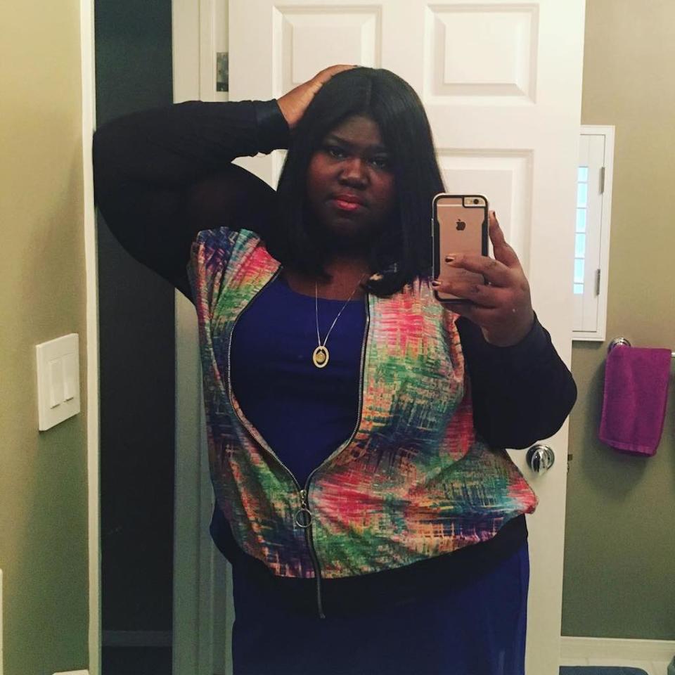 <p>After quietly undergoing weight-loss surgery in May 2016, Gabourey Sidibe slowly started showing off her slimmer figure to her 996K followers on Instagram. Who needs a witty caption when your selfie game is so strong? “Something clever or whatever,” she wrote alongside this casual snap. (Photo: <a rel="nofollow noopener" href="https://www.instagram.com/p/BNqPA3LA2JJ/" target="_blank" data-ylk="slk:Instagram;elm:context_link;itc:0;sec:content-canvas" class="link ">Instagram</a>) </p>