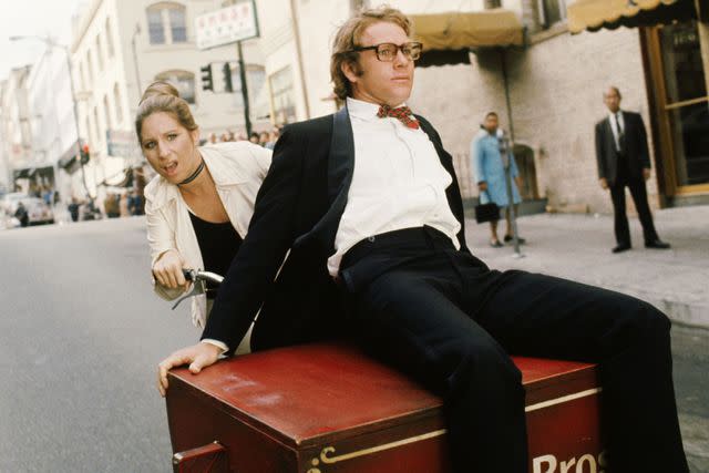 <p>Silver Screen Collection/Getty</p> Barbra Streisand and Ryan O'Neal in 'What's Up, Doc?'