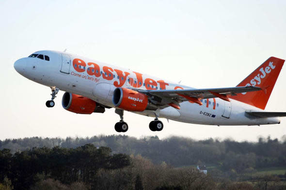 EasyJet passengers were left furious yesterday when their flight from London to Belfast was diverted to Glasgow