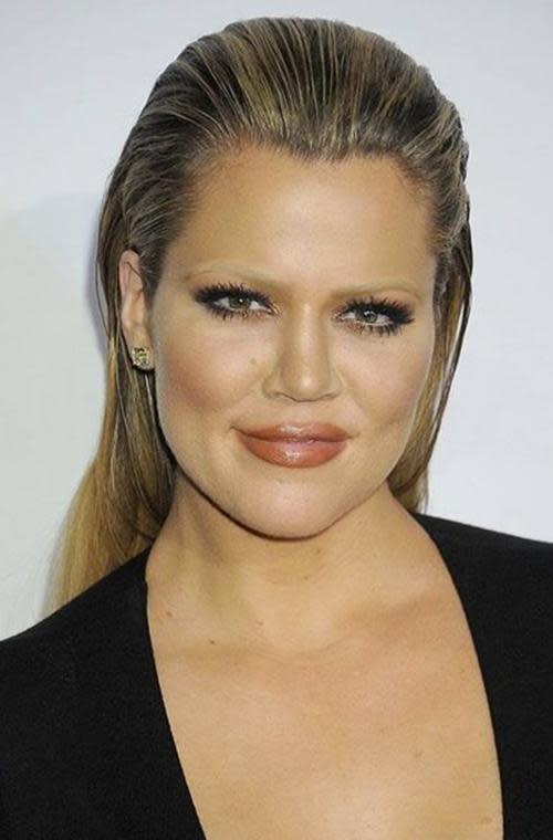 The Kardashians are trying to make bleached eyebrows work and no amount of embarrassing photos are going to stop them. Khloe posted this image to her blog yesterday, showing off her Photoshopped brows while she tried out new beauty looks. We can only hope someone advised her that brows are always a good idea.