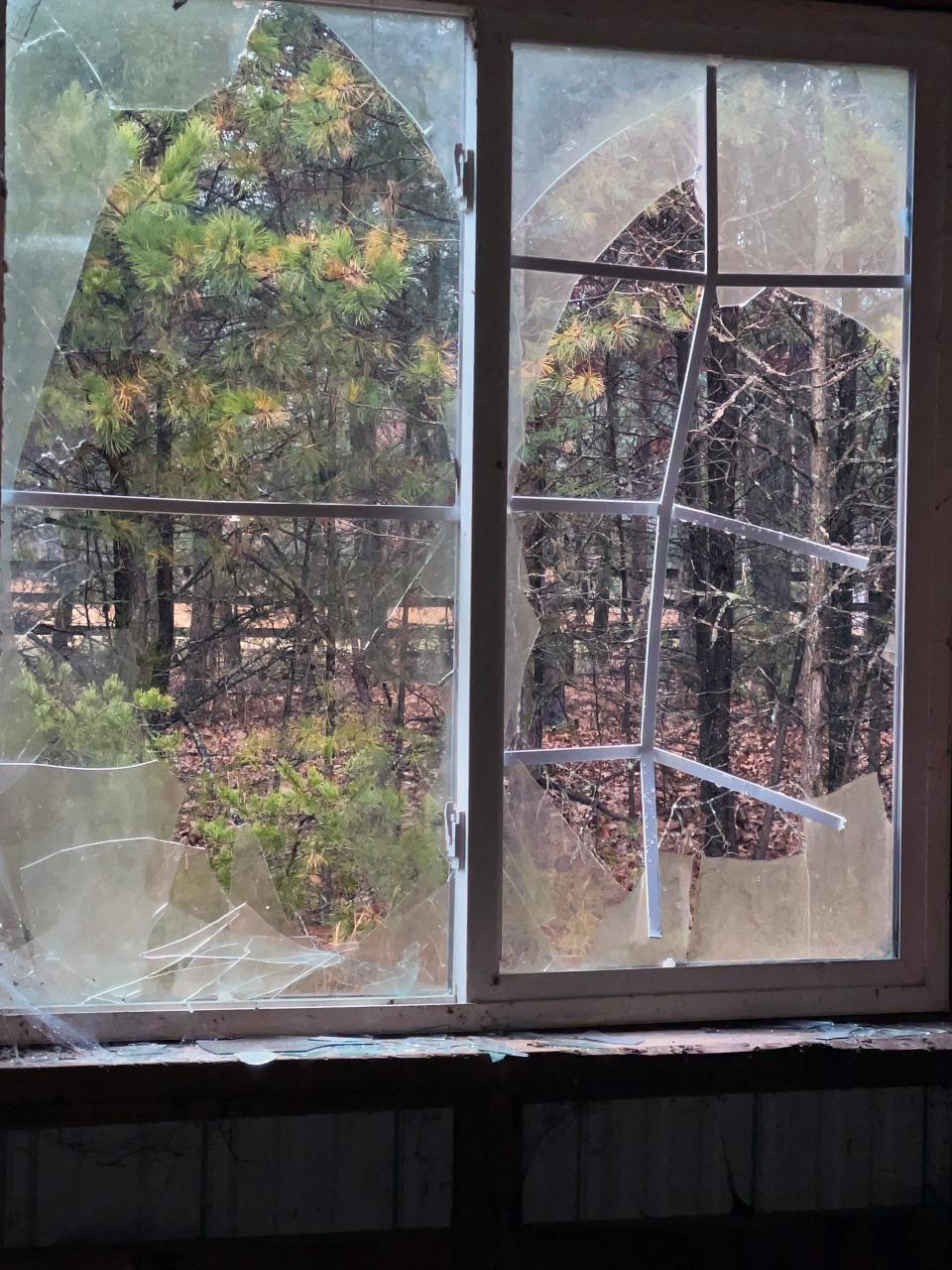 Vandals destroyed numerous windows at a barn on West Veterans Highway that Beth Zion, a Messianic Jewish congregation, has long hoped to renovate into a synagogue.