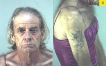 This camisole enthusiast, 56, landed behind bars in March after Florida cops arrested him for drunk driving and cocaine possession. The Smoking Gun photo
