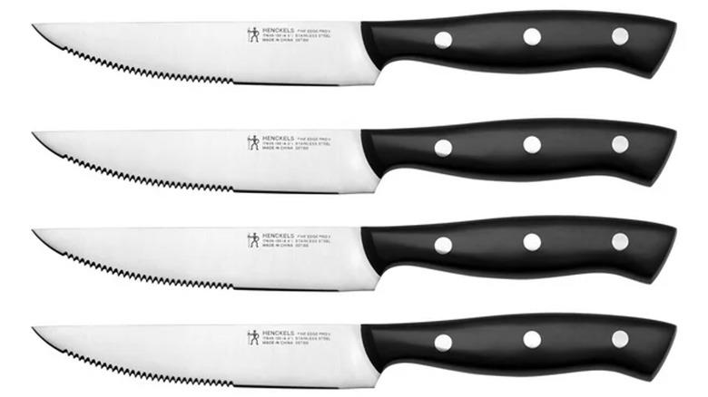 Henckels serrated steak knives