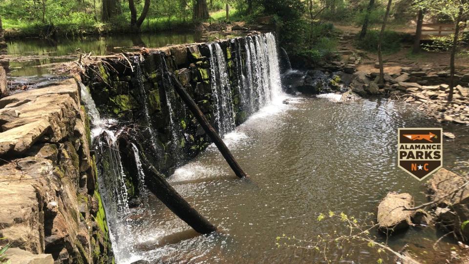 Several hiking trails of various lengths are available at Cedarock Park. Wind your way to the waterfall for a relaxing summer afternoon.