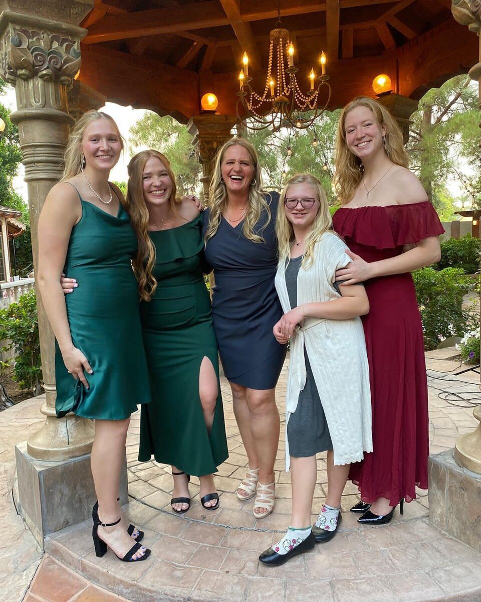 Sister Wives' Christine Brown and Janelle Brown at Logan Brown's Wedding