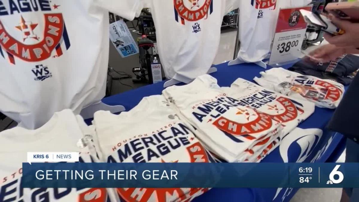 Houston Astros fans can't wait to buy their AL championship gear