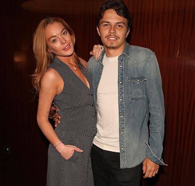 Lindsay and Egor pictured in may. Source: Getty