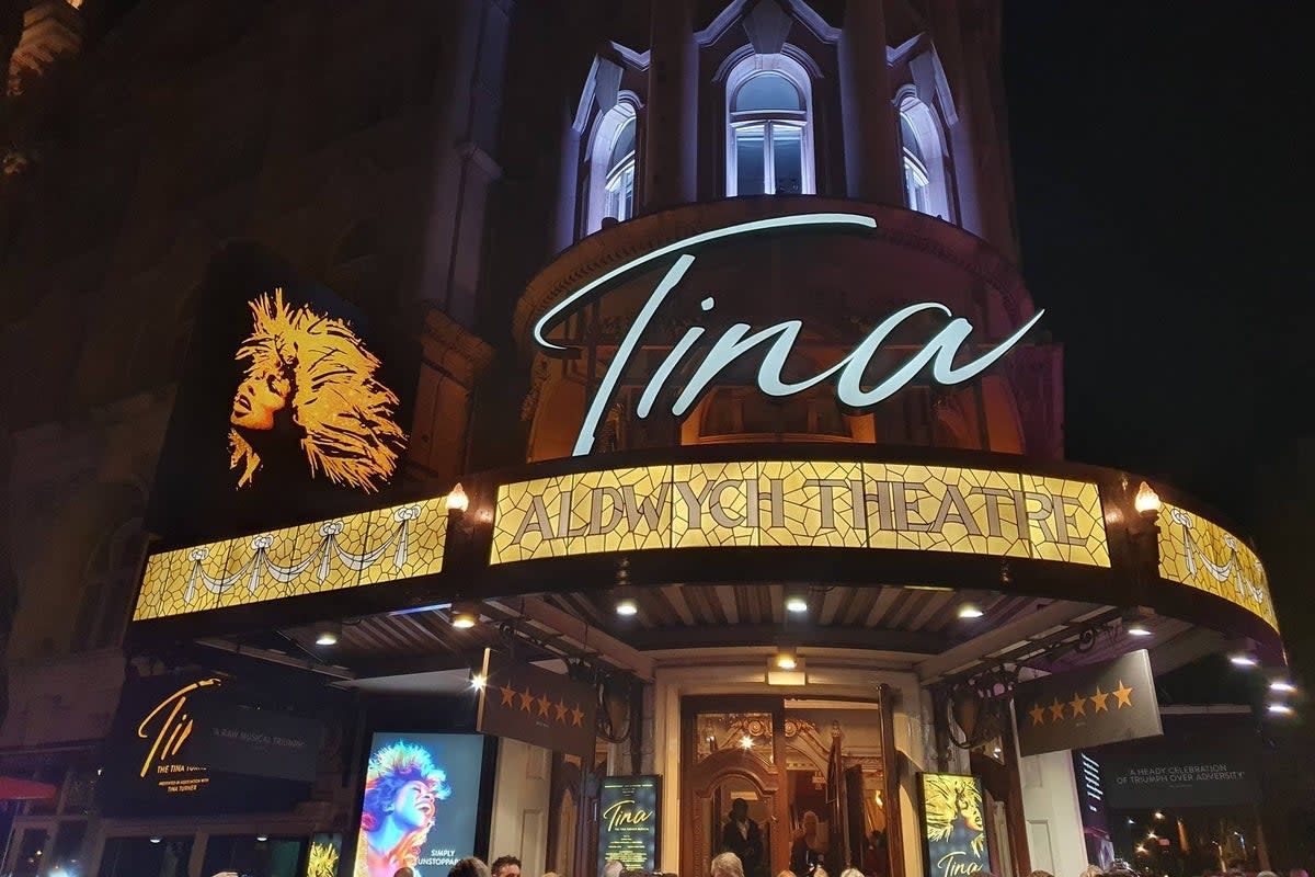 Tina: The Tina Turner Musical is playing at the Aldwych Theatre in London (Neel Bhatt/PA) (PA Media)