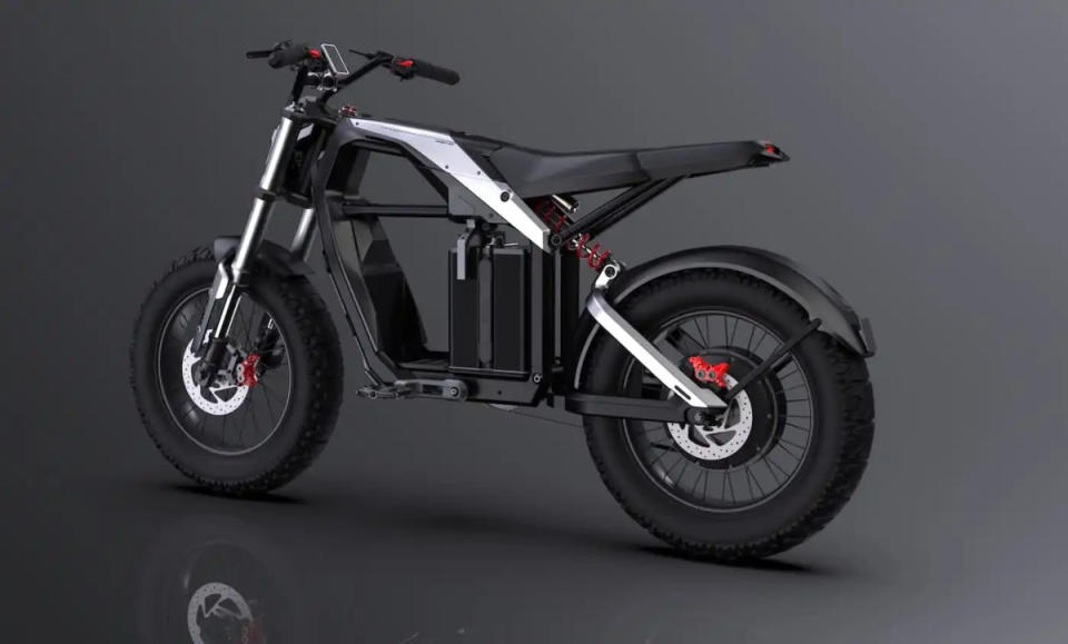 E-bike or electric motorcycle? Looks more like the latter, although it seems to fit into the former.<p>Segway</p>