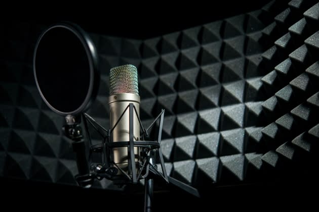 songwriters-sanctioned-royalties.jpg Modern professional microphone in recording studio - Credit: dvoinik/Adobe Stock