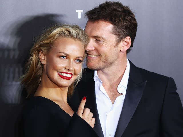 <p>Don Arnold/WireImage</p> Lara Worthington and Sam Worthington arrive at the 3rd Annual AACTA Awards Ceremony in 2014