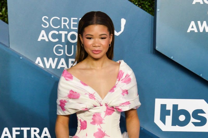 Storm Reid won an Emmy Saturday for her performance in "The Last of Us." File Photo by Jim Ruymen/UPI