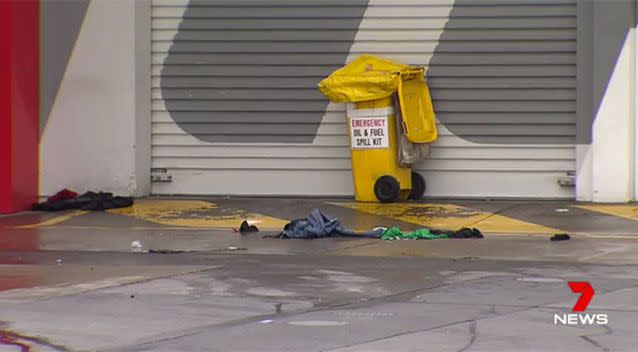 The flammable clothes. Source: 7News