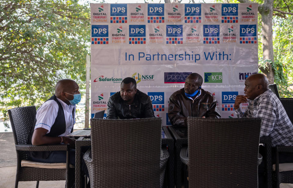 Image: Rhayan Kanyandong, Patrick Ombongiga, Wycliffe Alutalala and David Mutera (Nichole Sobecki / for NBC News)