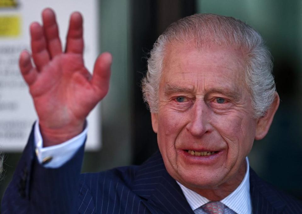 The King’s visit aims to draw the importance of early diagnosis and highlight innovative research taking place at the treatment facility. AFP via Getty Images