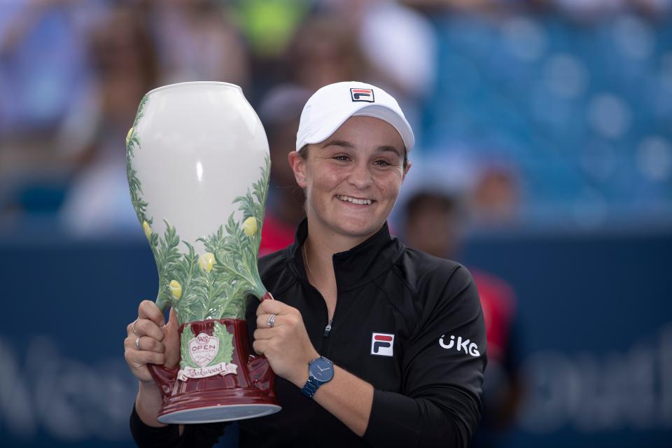 Ashleigh Barty won the Western and Southern Open in Ohio.