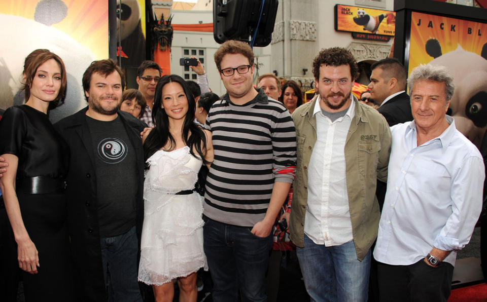 Kung Fu Panda 2 Premiere 2011 Angelina Jolie Jack Black Lucy Liu Seth Rogen Danny McBride Dustin Hoffman