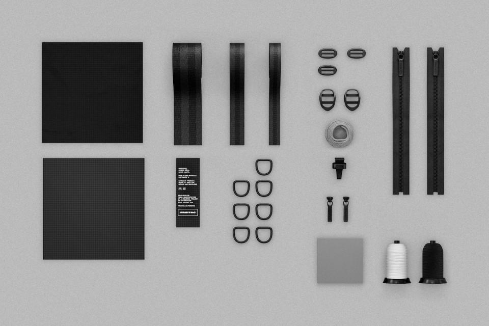 The various elements of Freitag's Mono[PA6].