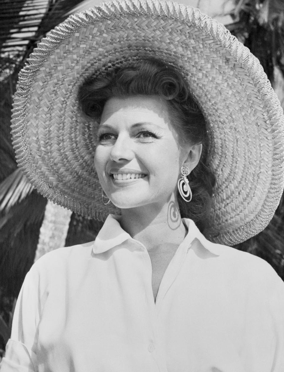 Hayworth photographed in Trinidad, undated.&nbsp;