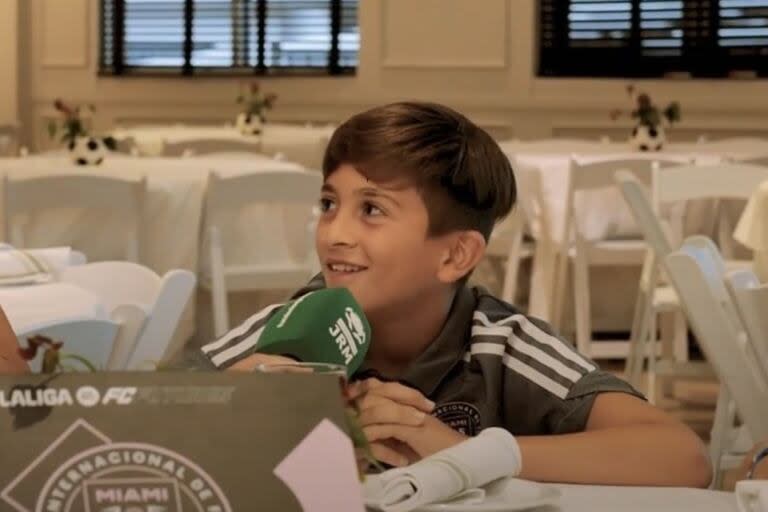 Thiago Messi dio su primer entrevista y sorprendió a todos