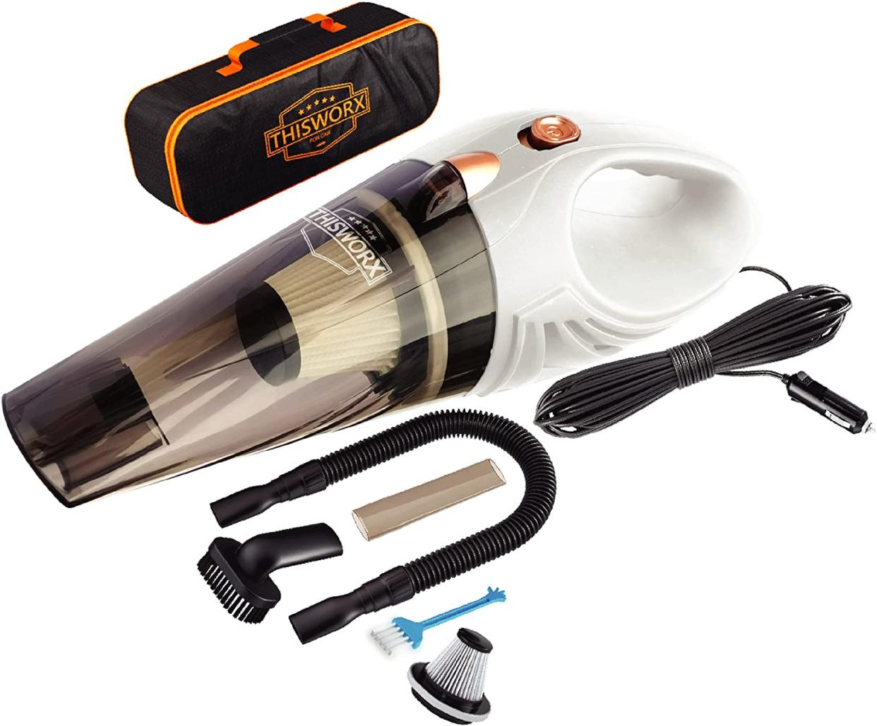 So many attachments, not counting the one you'll have to this amazing vac. (Photo: Amazon)