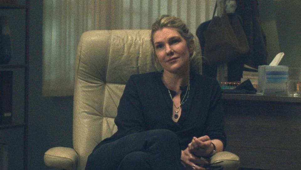 Lily Rabe as Dr. Liz Rush on "Presumed Innocent"