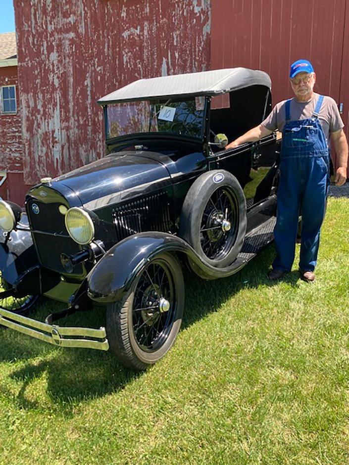 Will Carleton Poorhouse was the location for Hillsdale County Historical Society's first classic car show.