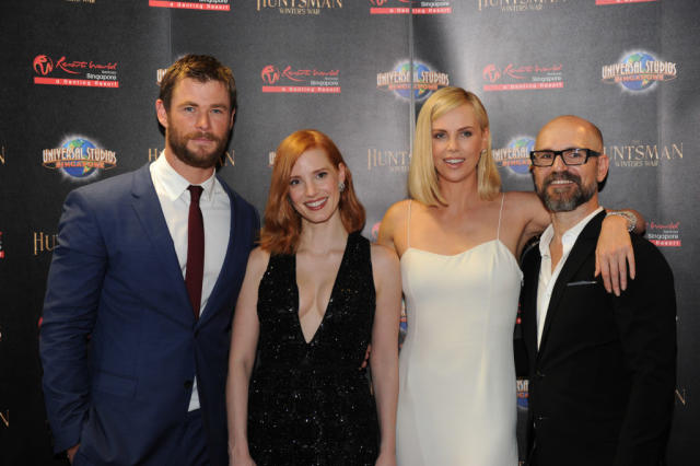 PHOTOS: Hemsworth, Chastain, and Theron Spice Things Up At The